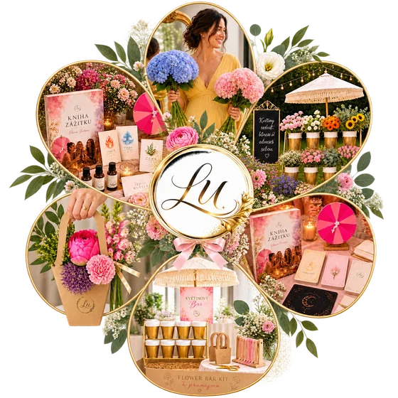 Nálada LU by Lucie — Flower Bar, Kniha zážitku, Flower Fortune a další